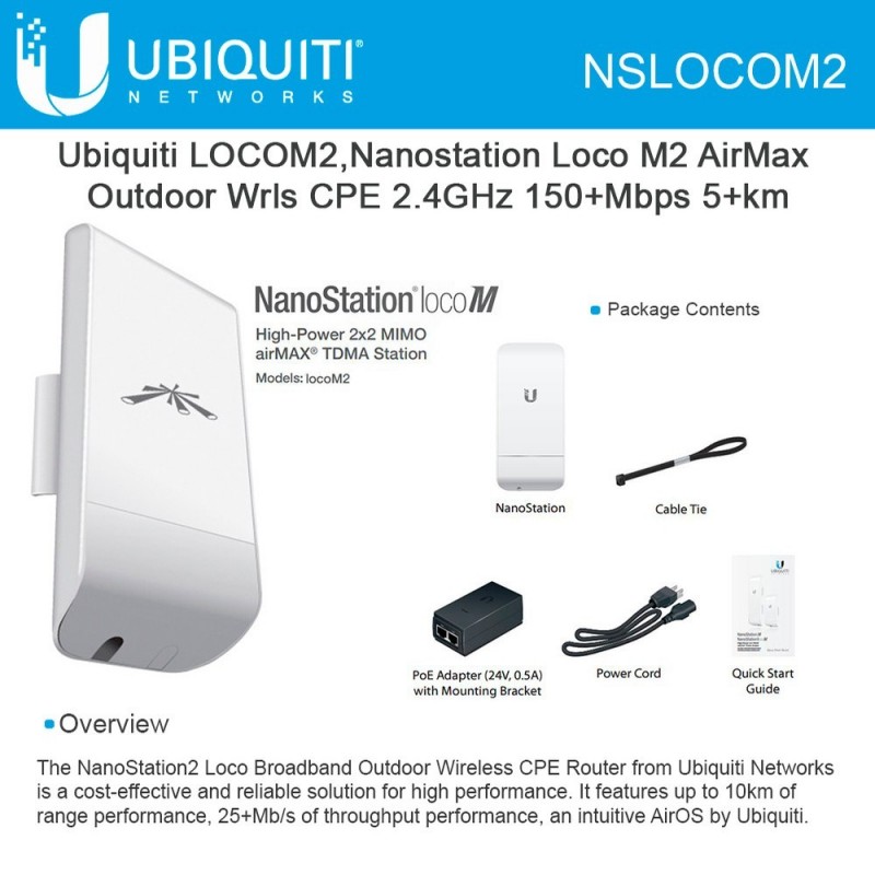Ubiquiti NanoStation loco M2